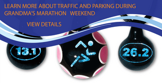 Parking and Traffic Tips For Shopping During Grandma's Marathon | Lake Superior Art Glass
