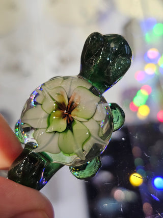 JD Flower Turtle Pendant