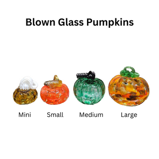 Mini Blown Pumpkin