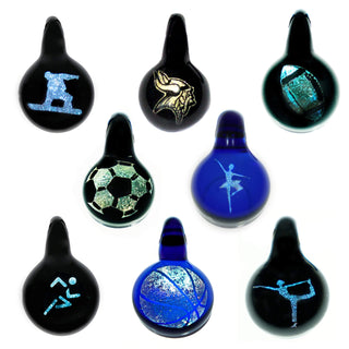 Sport Image Pendants - Lake Superior Art Glass