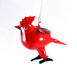 Red Cardinal Ornament-Dynasty Gallery-bird,bird watcher,birder,cardinal,decorative,minnesota,mohawk,ornament,Ornaments,red