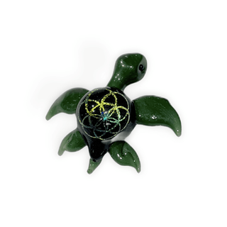 "Turtle of Wisdom" Geometric Shell Turtle Pendant