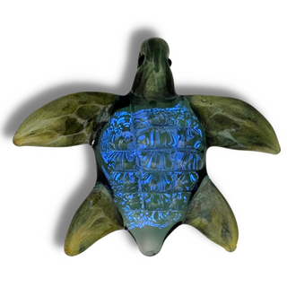 Hand Sculpted Sea Turtle Pendant
