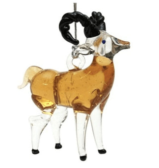 Big Horn Sheep Ornament - Lake Superior Art Glass