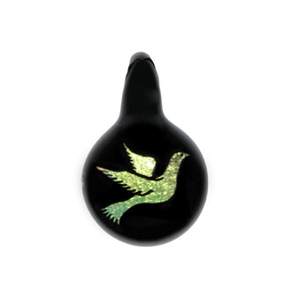 Bird Image Pendants - Lake Superior Art Glass