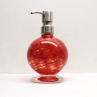 Blown Glass Soap Dispensers - Lake Superior Art Glass