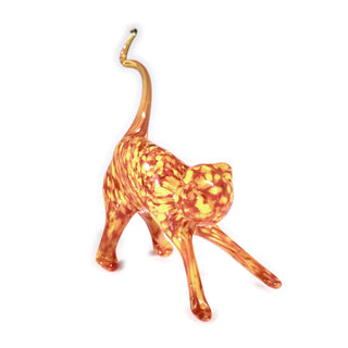 Cat Sculpture - Lake Superior Art Glass