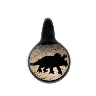 Dinosaur Image Pendants - Lake Superior Art Glass