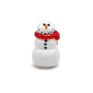 Glass Snowman - Lake Superior Art Glass