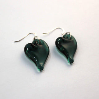 Heart Earrings - Lake Superior Art Glass