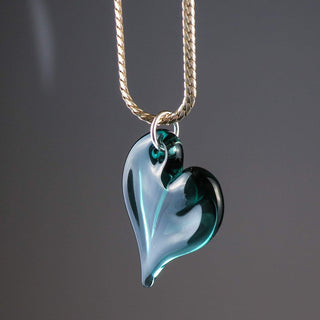 Heart Pendant - Lake Superior Art Glass