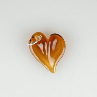 Heart Pendant - Lake Superior Art Glass