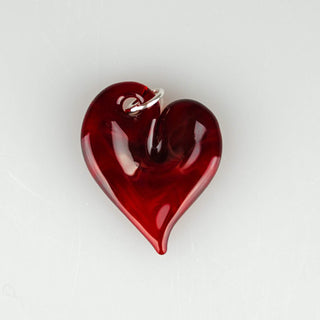 Heart Pendant - Lake Superior Art Glass