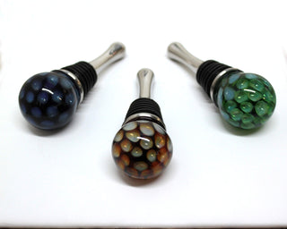 Honeycomb Bottle Stoppers-Dan Neff-bottle stopper,bottle stoppers,bottlestopper,Drinkware,honeycomb,stainless steel,tableware,wine