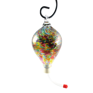 Blown Glass Hummingbird Feeder - Lake Superior Art Glass