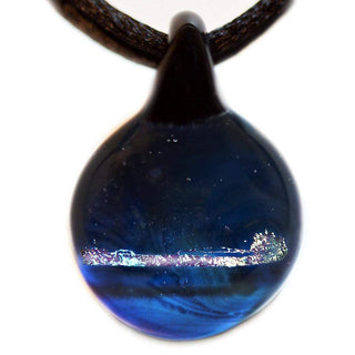 Lake Freighter Pendant - Lake Superior Art Glass