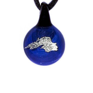 Lake Superior Pendant - Lake Superior Art Glass