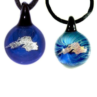 Lake Superior Pendant - Lake Superior Art Glass