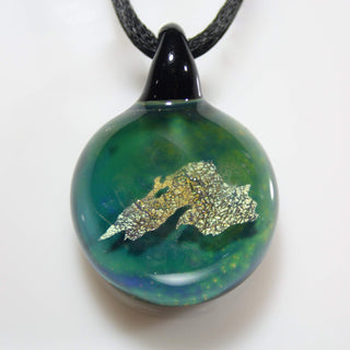 Lake Superior Pendant - Lake Superior Art Glass