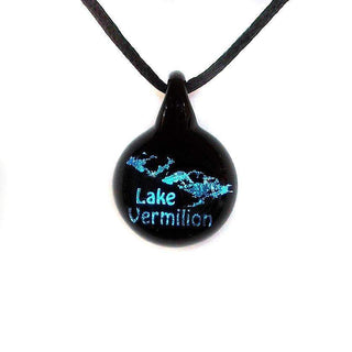 Lake Vermillion Pendant - Lake Superior Art Glass