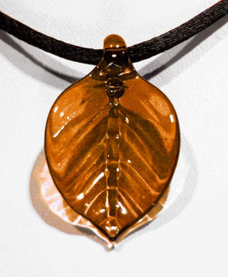 Leaf Pendant - Lake Superior Art Glass