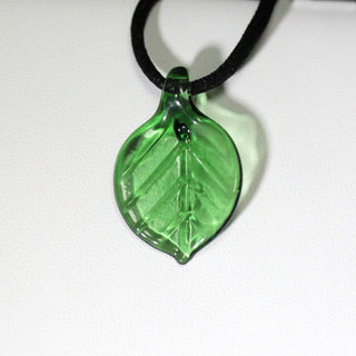 Leaf Pendant - Lake Superior Art Glass