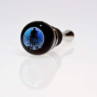 Lighthouse Bottle Stopper - Lake Superior Art Glass