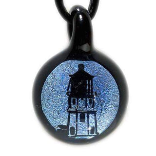 Lighthouse Pendant - Lake Superior Art Glass