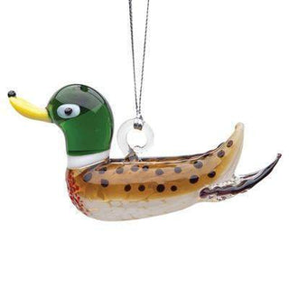 Mallard Ornament - Lake Superior Art Glass