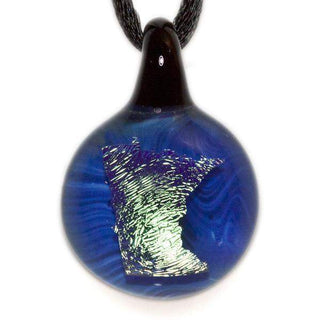 Minnesota Pendant - Lake Superior Art Glass