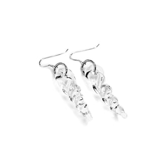 Optic Icicle Earrings - Lake Superior Art Glass