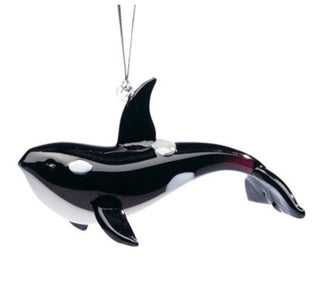 Orca Ornament - Lake Superior Art Glass