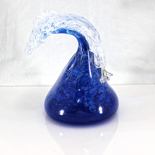 Recycled Glass Wave Sculptures - Lake Superior Art Glass