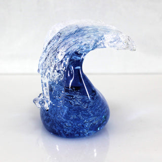 Recycled Glass Wave Sculptures - Lake Superior Art Glass