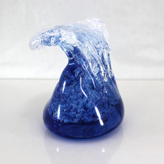 Recycled Glass Wave Sculptures - Lake Superior Art Glass