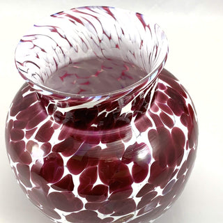 Red Frit Vases - Lake Superior Art Glass