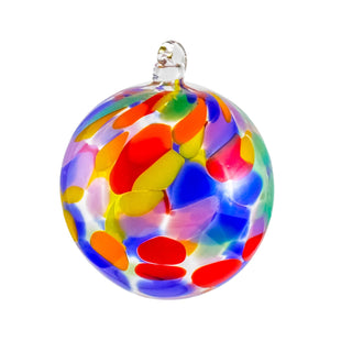 Round Shaped Blown Glass Ornaments - Lake Superior Art Glass