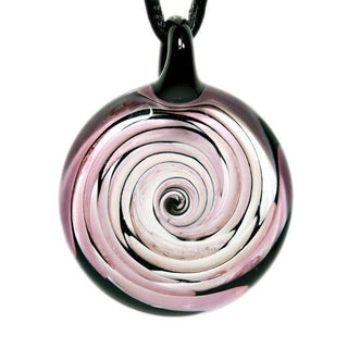Round Signature Pendant - Lake Superior Art Glass