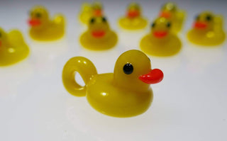 Rubber Duck Pendant - Lake Superior Art Glass