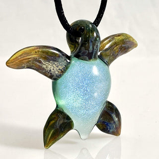 Sea Turtle Pendant - Lake Superior Art Glass