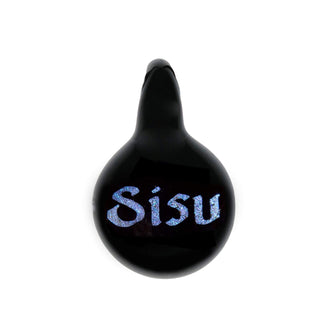 Sisu pendant - Lake Superior Art Glass