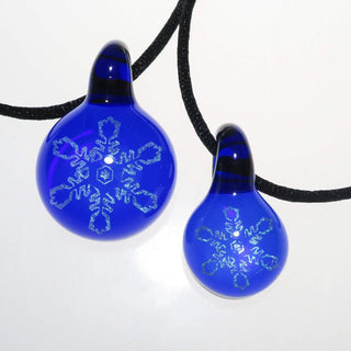 Snowflake Pendant - Lake Superior Art Glass