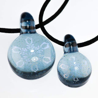 Snowflake Pendant - Lake Superior Art Glass