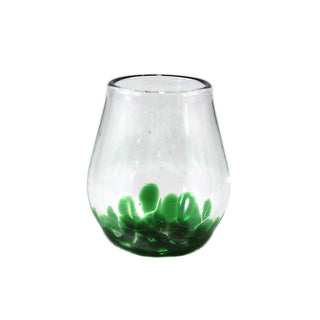 Spectrum Frit Stemless Goblets - Lake Superior Art Glass