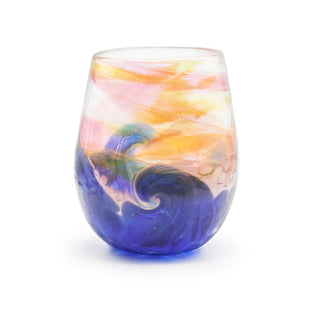 Stemless Wave Goblets - Lake Superior Art Glass