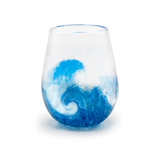 Stemless Wave Goblets - Lake Superior Art Glass