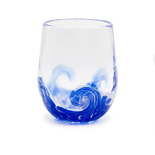 Stemless Wave Goblets - Lake Superior Art Glass