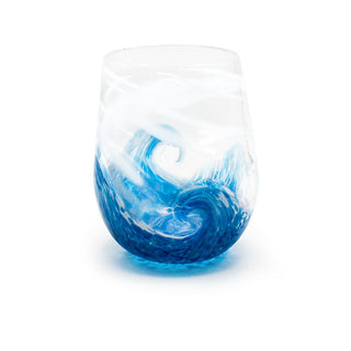 Stemless Wave Goblets - Lake Superior Art Glass