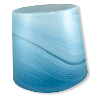 Stratigraphy Vessel-Dante Germain-blue,cane,feather,gray,grey,white,white noise