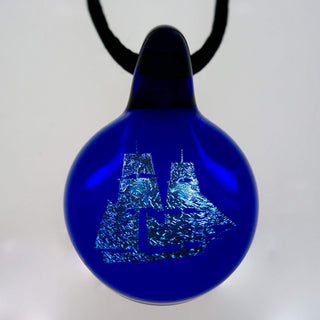 Tall Ship Pendant - Lake Superior Art Glass